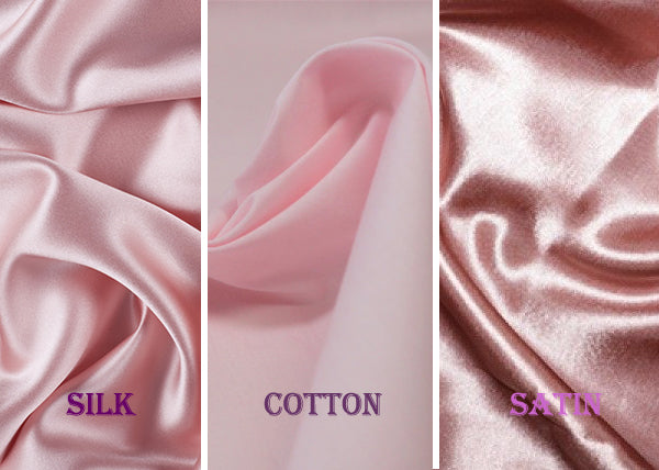 Compare Three Fabrics Together-Silk, Cotton and Satin – Winssy